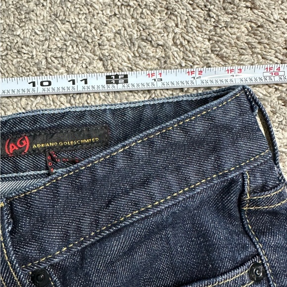 AG Adriano Goldschmied the club flare jeans 30 10 low rise Y2K dark wash 2000’s - Picture 9 of 12